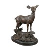 Bronze hunting sculpture - The doe