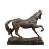 Hest-i-bronze - Statue og skulptur equestrian - 
