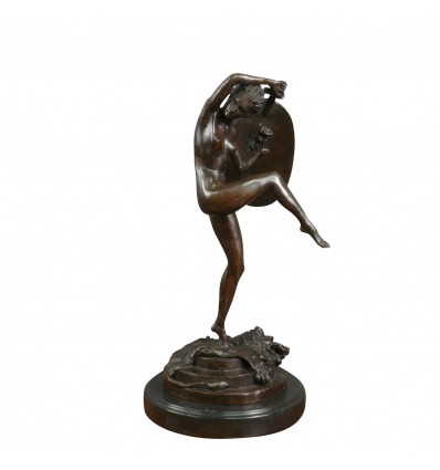 Escultura de bronce del art déco - estatuas y muebles de estilo antiguo - 