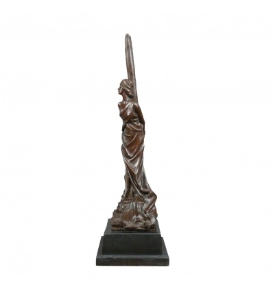 Escultura de bronce - El rehén