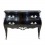 Black Baroque chest of drawers