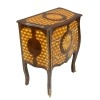 Louis XV commode in marquetry and precious wood