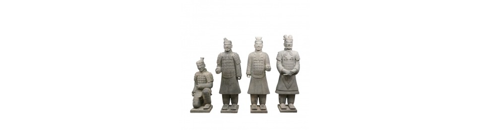 Estatuas de soldados xian de 120 cm.