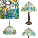 Serie di apparecchi con lampade Tiffany