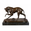 Bronze sculptures animals