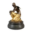 Statues en bronze d'enfants et d'angelots
