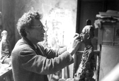 Alberto Giacometti dans son atelier