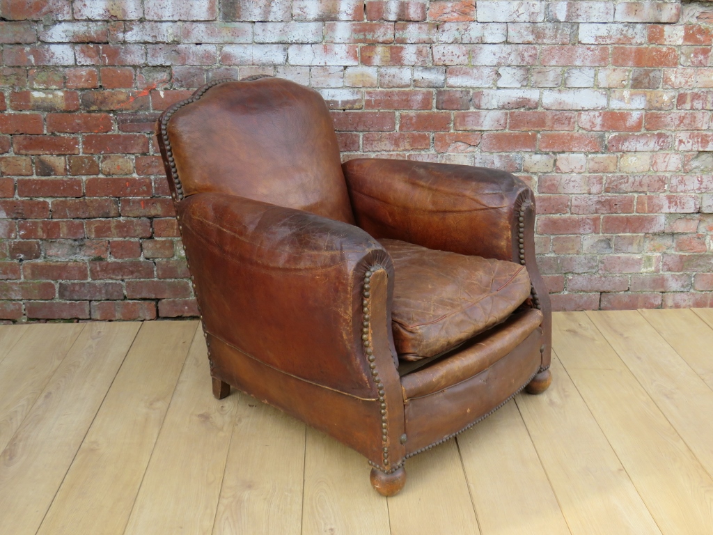 History Of Leather Club Chairs And Bycast, Leather Cigar Chair