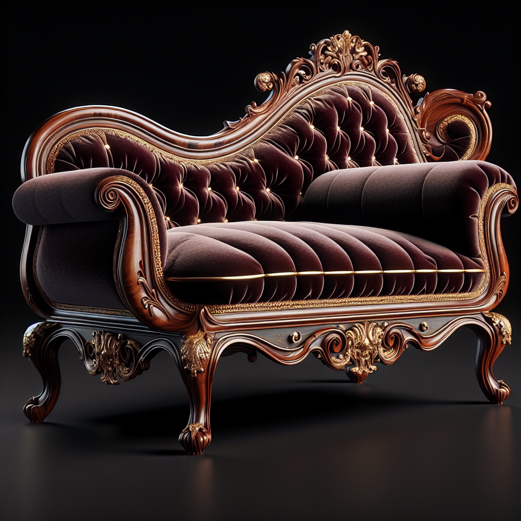 chaise longue baroque