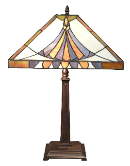 Lampe Tiffany style art déco
