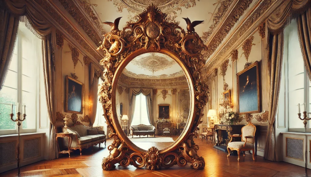 Vue Large d'un Miroir Napoléon III