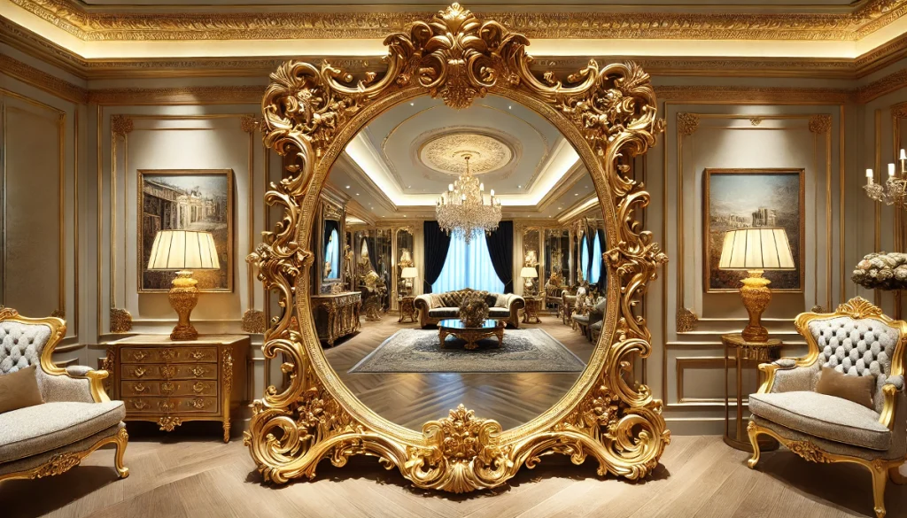 miroir baroque doré Maison du Monde