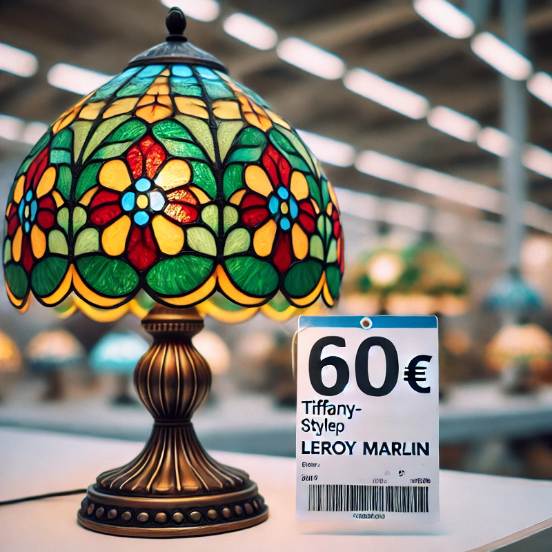 Lampe Inspiration Tiffany - Modèle Tiphanie chez Leroy Merlin