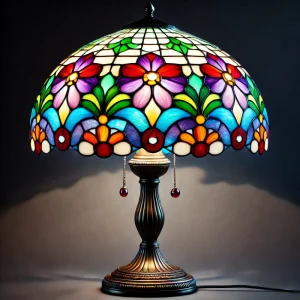 Lampe Tiffany eclatante - Lampes
