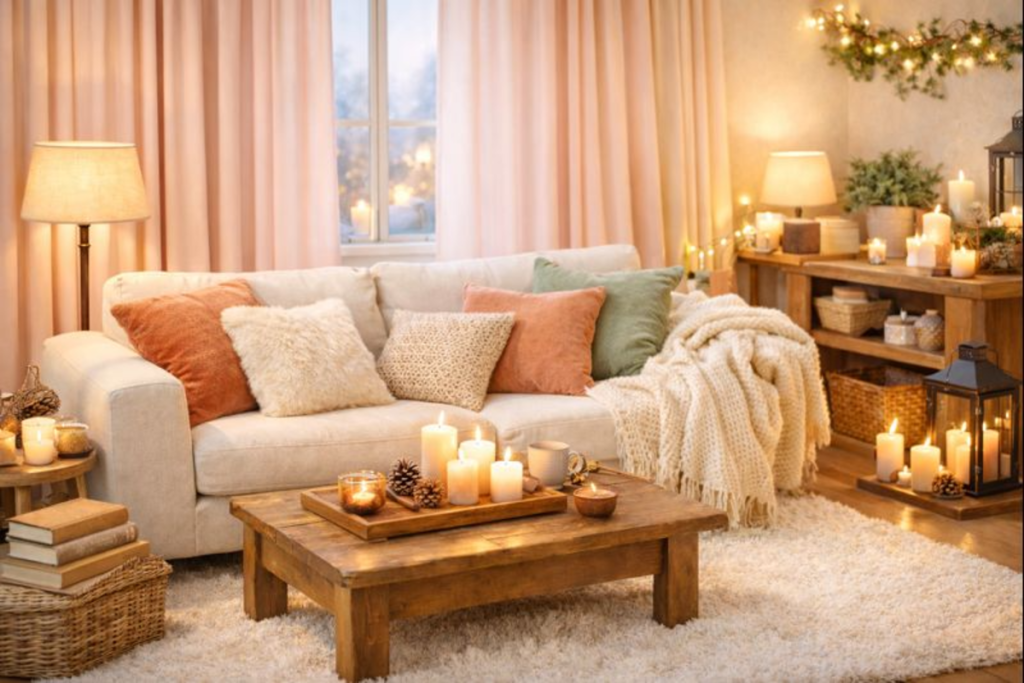4 conseils pour un intérieur cozy cet hiver 3 Rideaux thermiques - Actus Déco