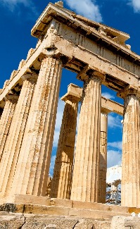 La colonne imitation ou effet marbre