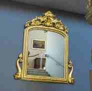 Miroir Louis XIV en bois doré