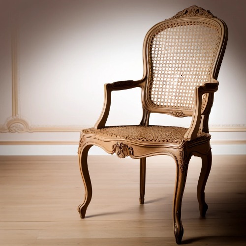 Chaise Louis XV Cannée