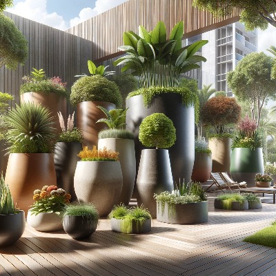 Grande coupe pour plante