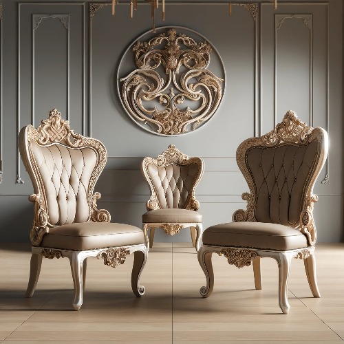 Chaise style baroque Moderne