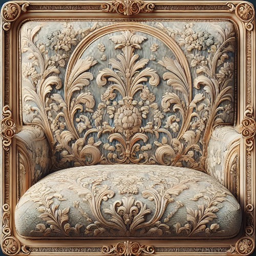 Tissu Fauteuil Louis XVI