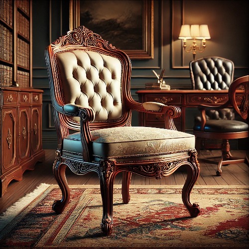Fauteuil De Bureau Style Louis XVI