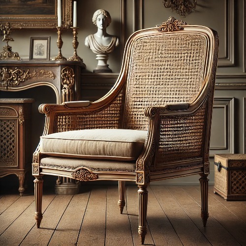 Fauteuil Canné Louis XVI 2 Fauteuil Canné Louis XVI