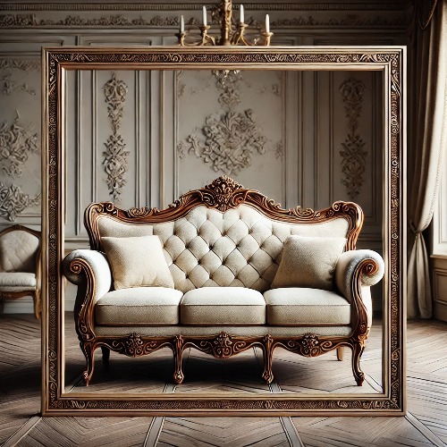 Canapé Lit De Style Louis XVI