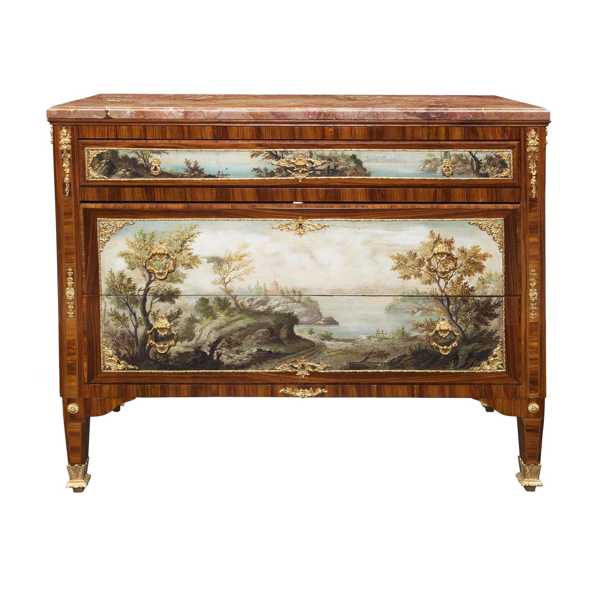 La commode Louis XVI peinte