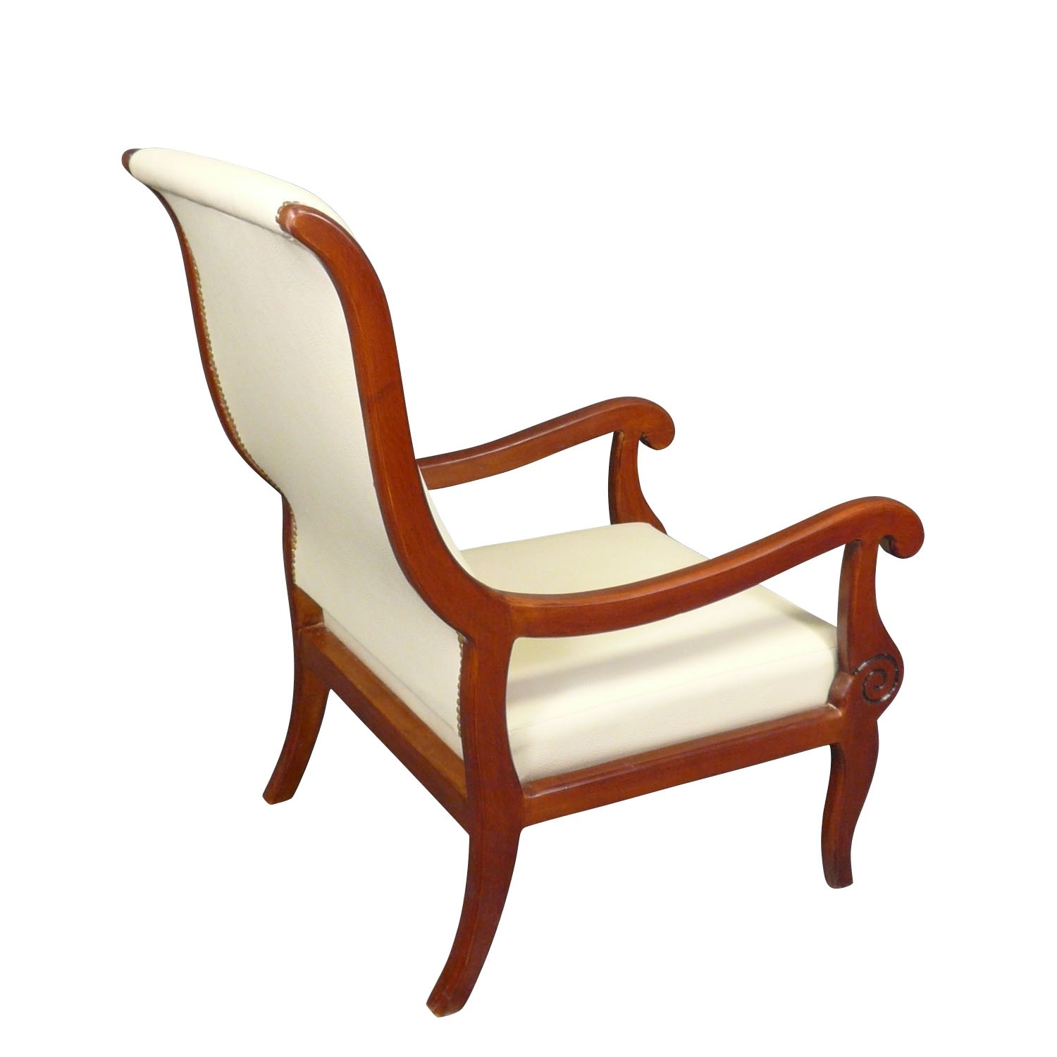 Fauteuil art déco en acajou style 1920 3 Fauteuil art déco