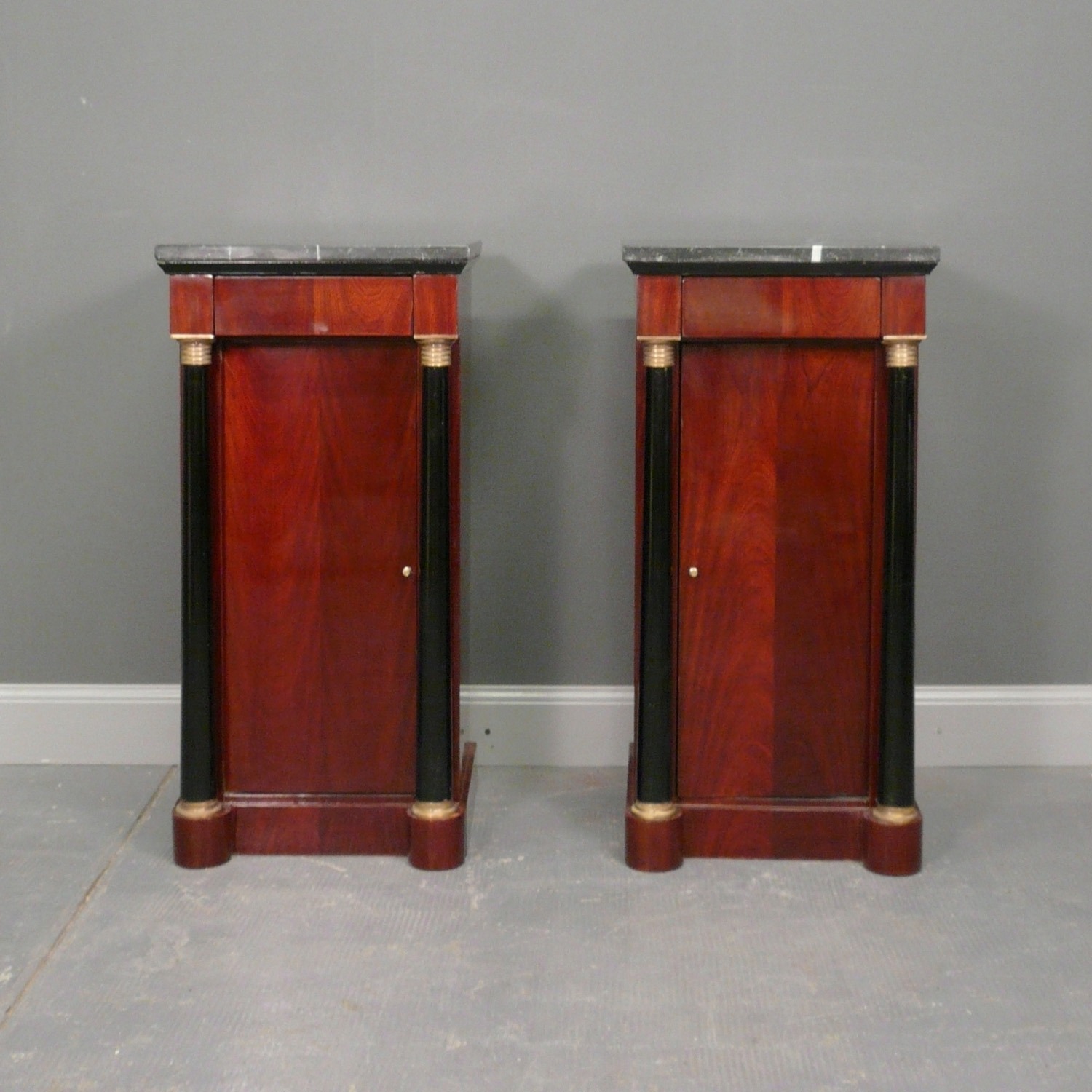 Paire de chevets Empire 2 Paire de chevets style empire - Meubles et commodes style Louis XV -