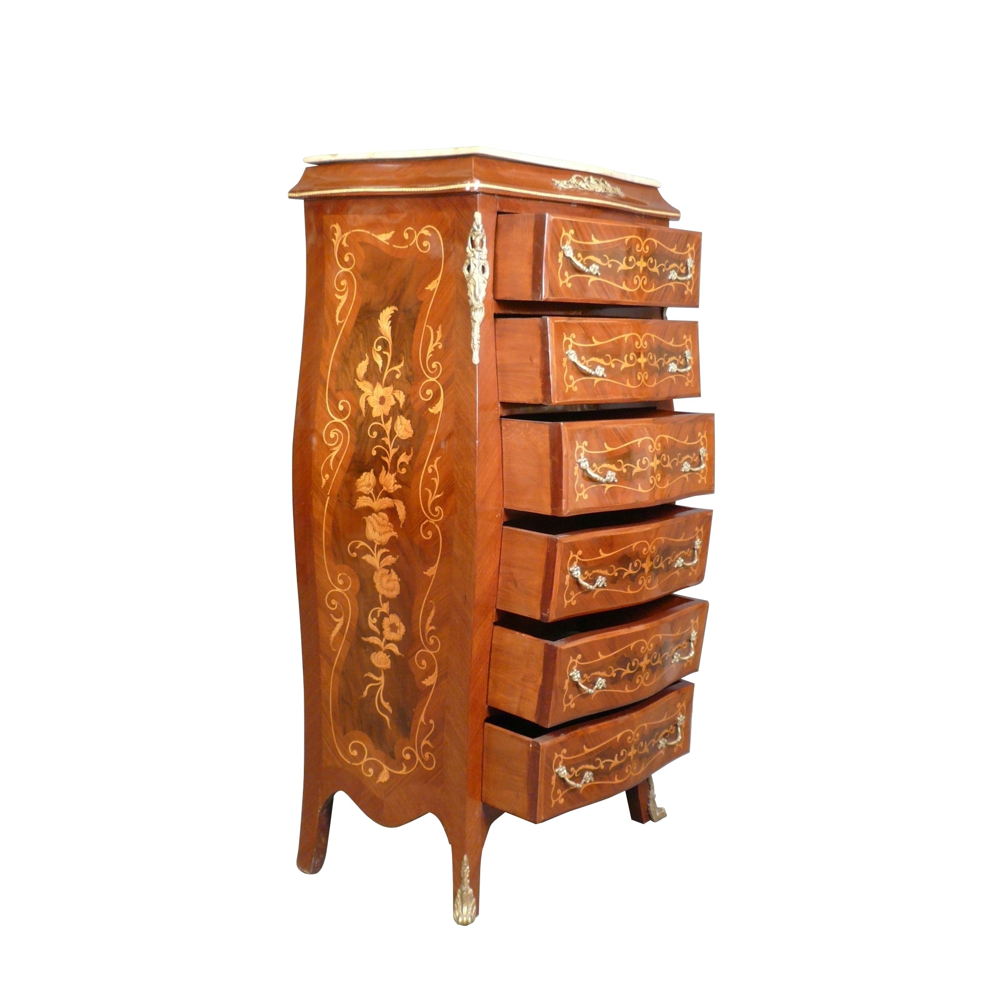 Semainier Louis XV - Commode style Louis XV avec tiroirs