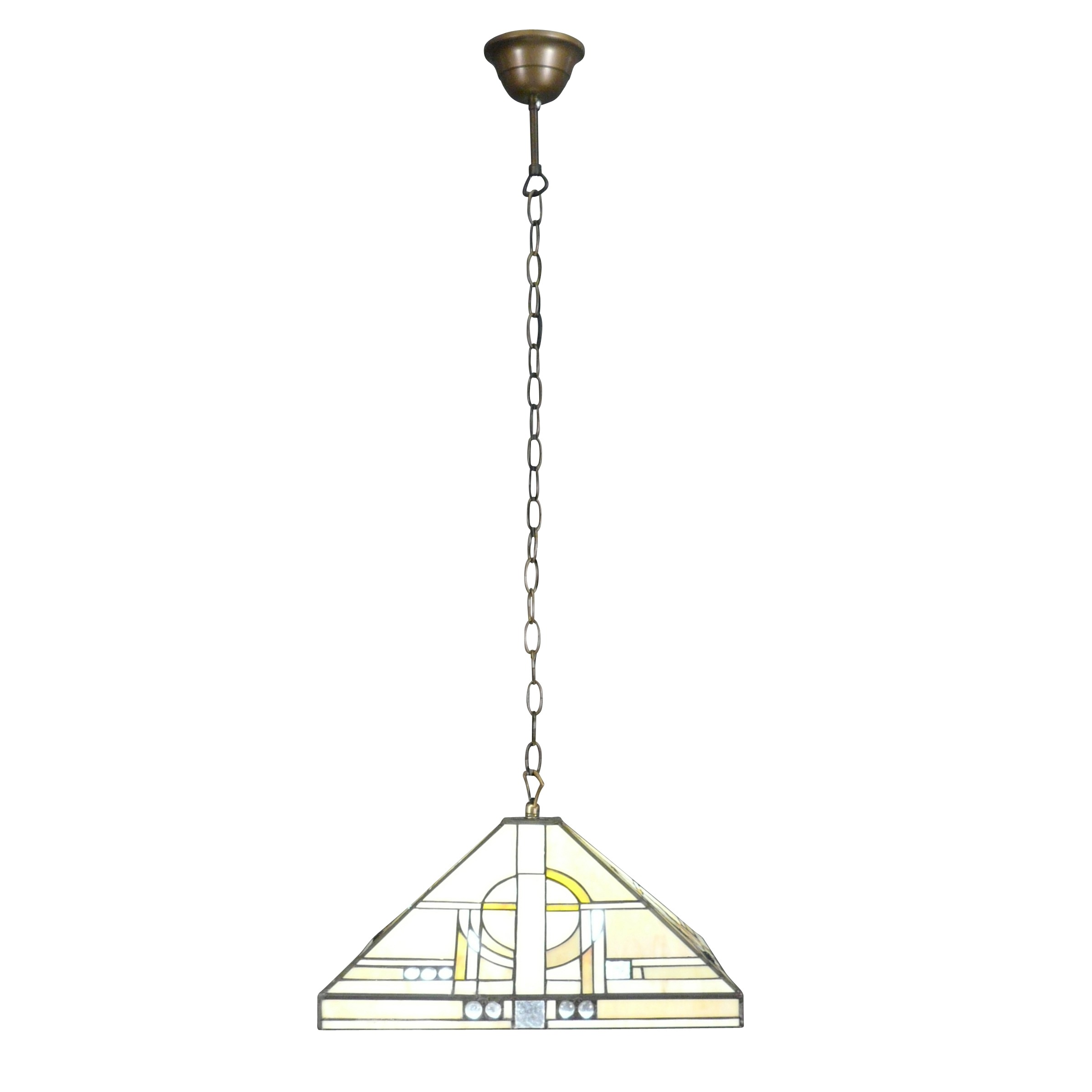 Lustre Tiffany art déco - Lampes d'art et decoration