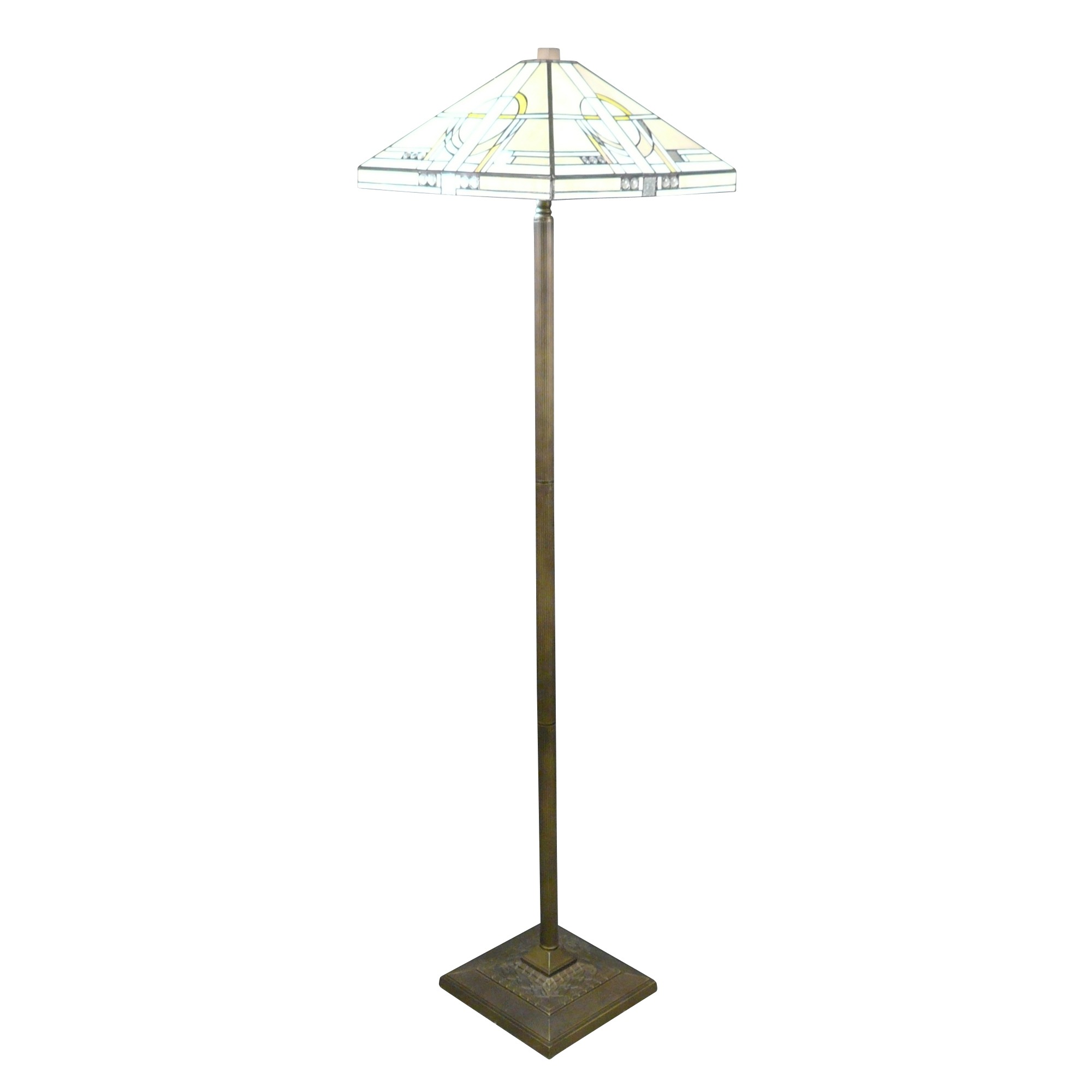 Lampadaire style Tiffany art déco 4 Lampadaires Tiffany art déco - Magasin art déco