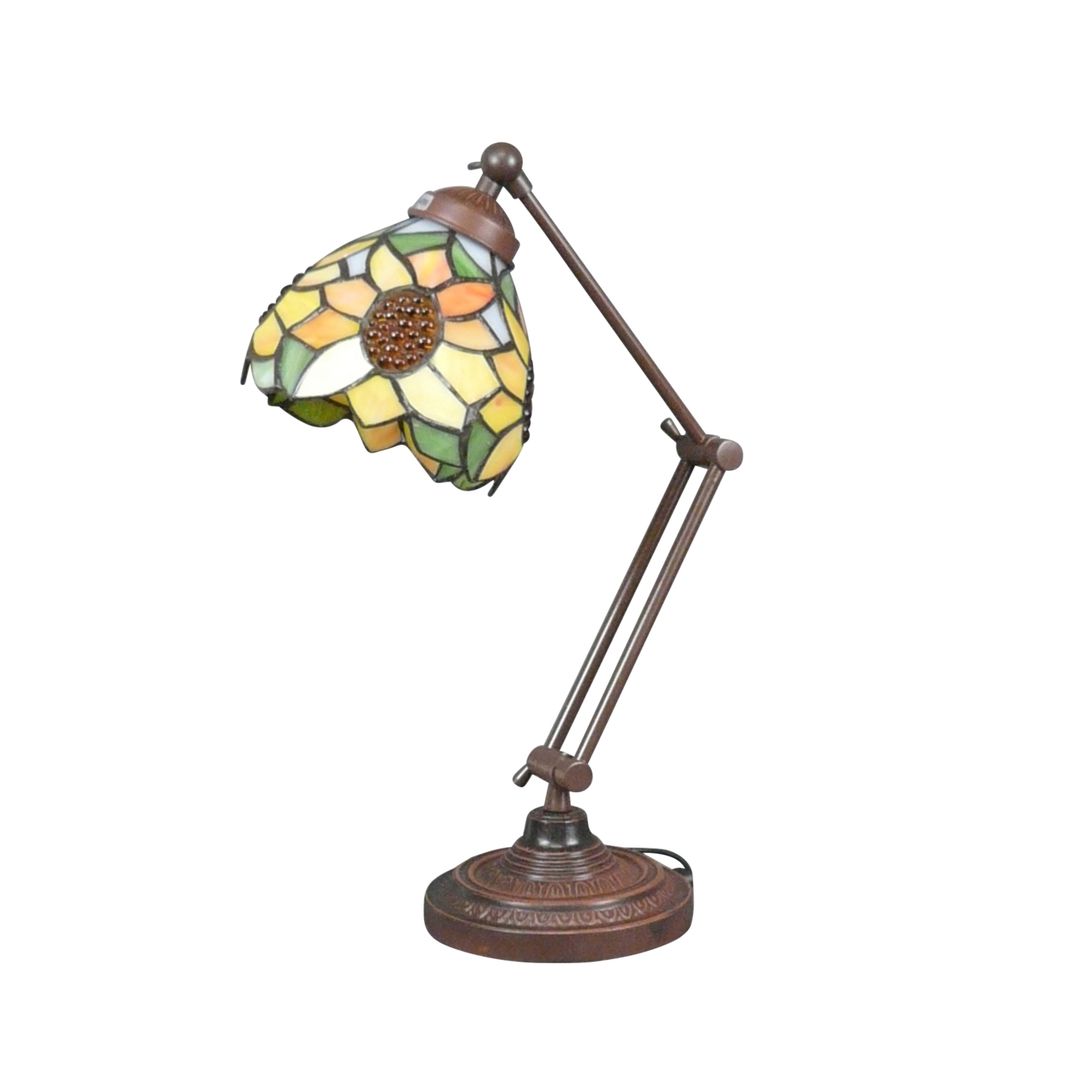 Lampe Tiffany de bureau style architecte
