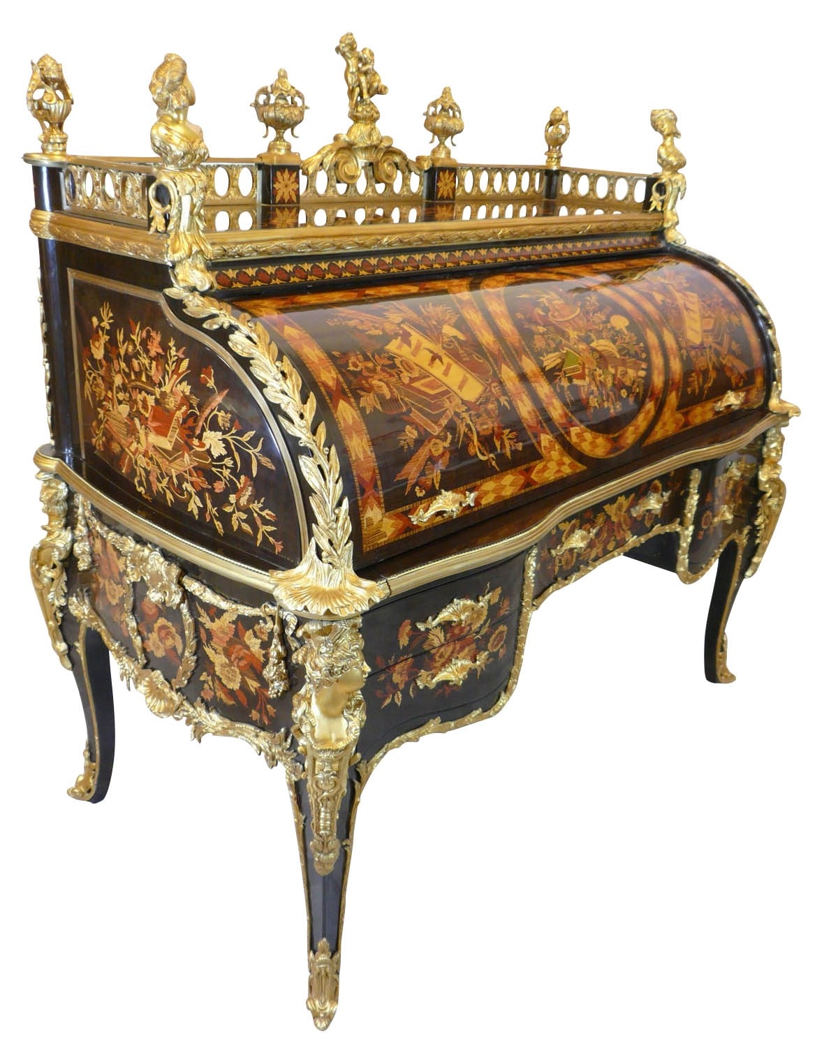 Reproduction du bureau du roi Louis XV Ã Versailles 3 Bureau Louis XV Versailles