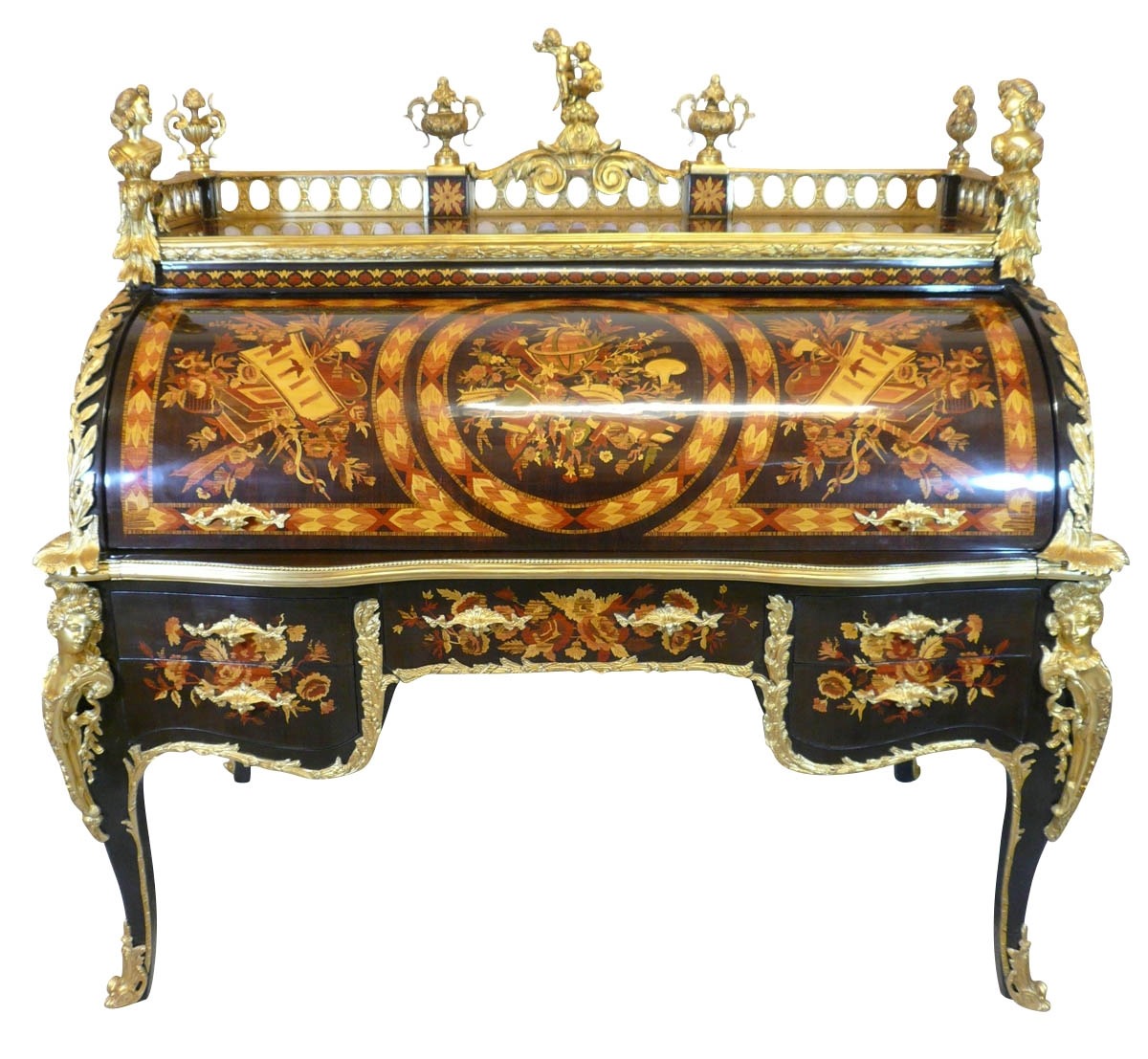 Reproduction du bureau du roi Louis XV Ã Versailles 1 Bureau Louis XV Versailles