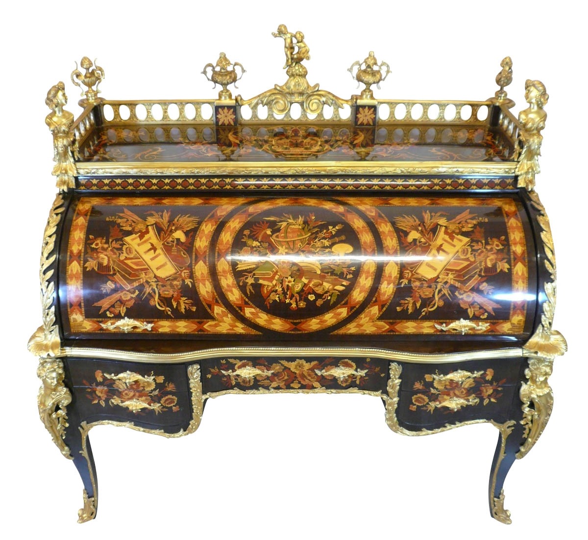 Reproduction du bureau du roi Louis XV Ã Versailles 5 Bureau Louis XV Versailles